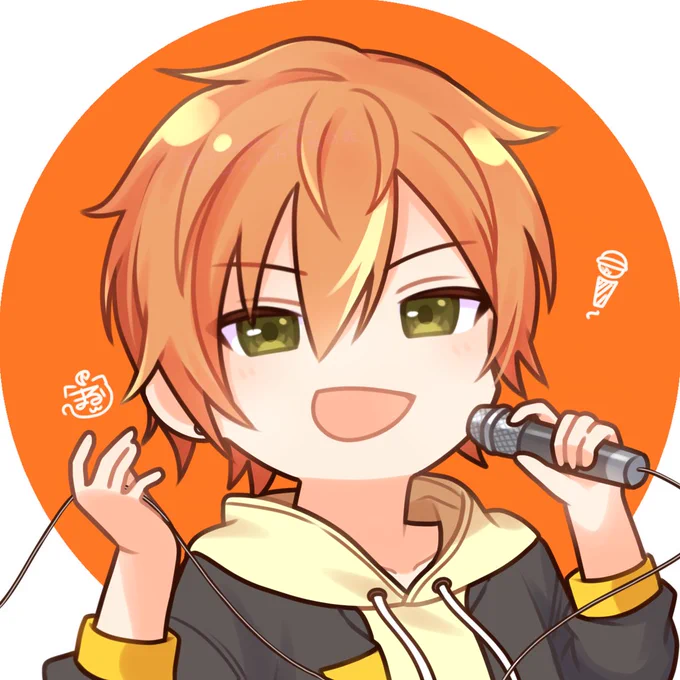 因みに、ちゃんはちゃんとポーズが被ってしまうため急遽ポーズを変えたり、はイラストに躍動感を出すためにマイクにコードを付けたりしました 
