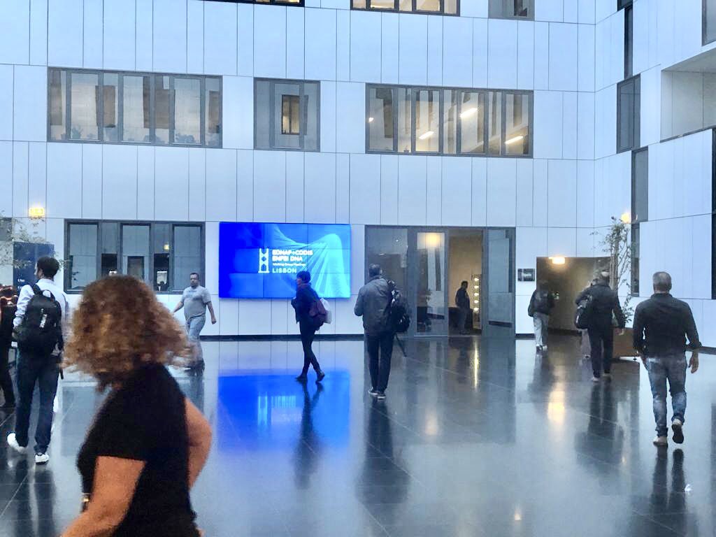 EnfsiDNA22's tweet photo. Welcome to the first day of #ENFSIDNA22! 🧬

The Headquarters of the Judiciary Police is the place chosen to " Building Bridges in Forensic Sciences" next four days!

#forensicscience #ENFSIDNA22 #science #DNA #research #ENFSI #EDNAP #codis #forensicscience #CSI https://t.co/yT7T4AzNXk