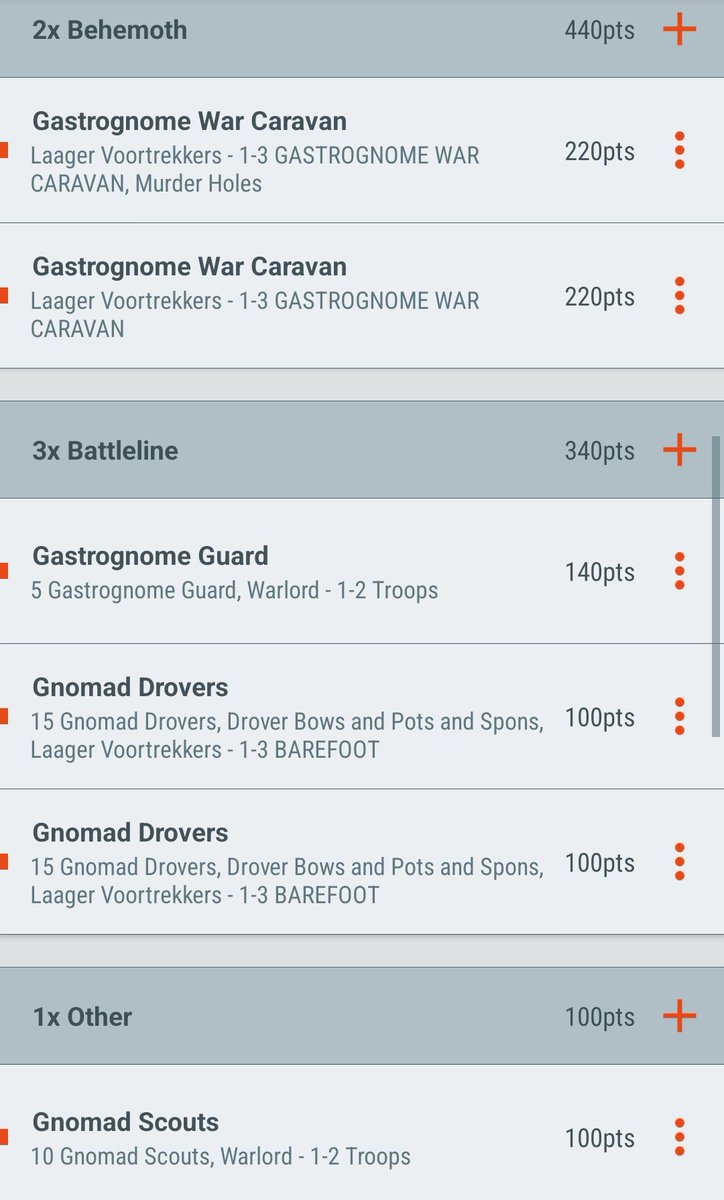 PositiveVictim's tweet image. Thank you @BattleScribe for getting in touch !! 

One of the barriers to having fun with our #Gnomadfeastmasters is having to write out your lists or editing existing list builders. 

Now you can mess about  making lists to your hearts content like I have been this morning 🤩