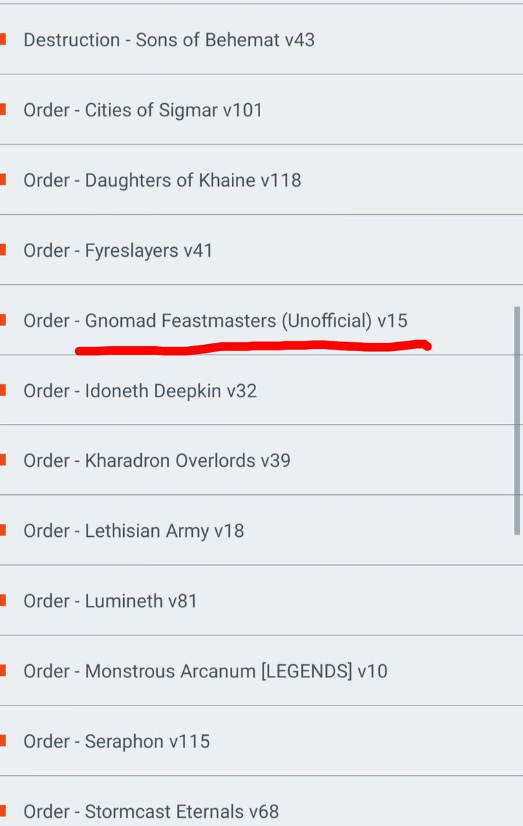 PositiveVictim's tweet image. Thank you @BattleScribe for getting in touch !! 

One of the barriers to having fun with our #Gnomadfeastmasters is having to write out your lists or editing existing list builders. 

Now you can mess about  making lists to your hearts content like I have been this morning 🤩