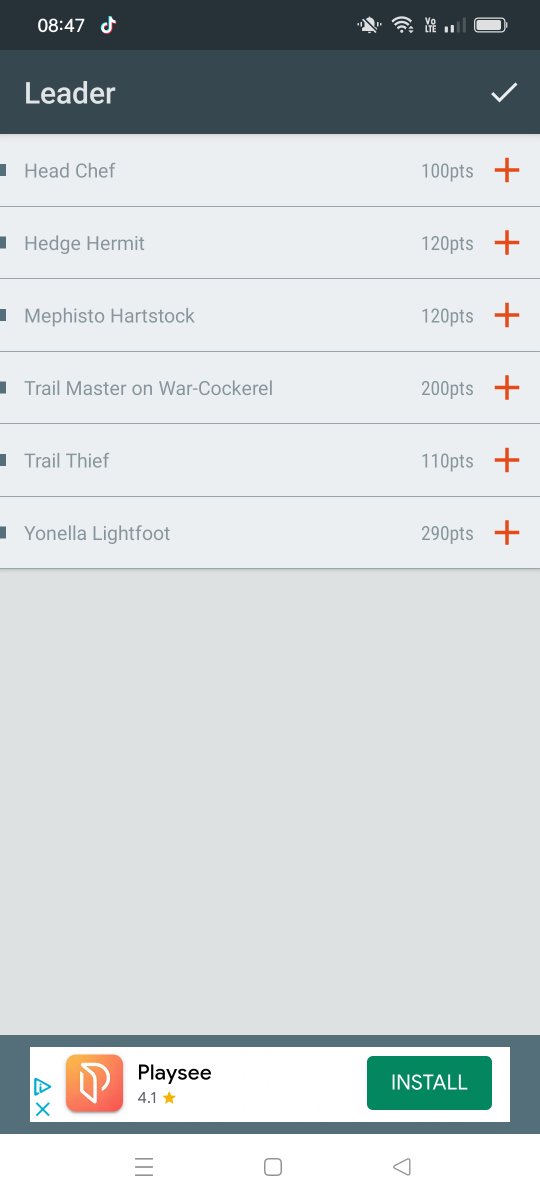 PositiveVictim's tweet image. Thank you @BattleScribe for getting in touch !! 

One of the barriers to having fun with our #Gnomadfeastmasters is having to write out your lists or editing existing list builders. 

Now you can mess about  making lists to your hearts content like I have been this morning 🤩