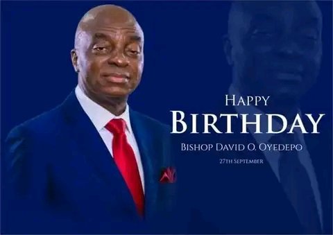 Happy Birthday Bishop David Oyedepo. More of God\s might upon your life. Much love sir. 