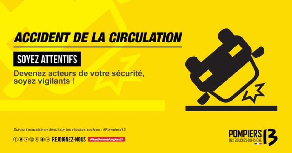 Pompiers_13's tweet photo. 🔴 [#Opérations]

Les #Pompiers13 interviennent sur un #accident de circulation impliquant un poids lourd contre un 2 roues près de #Marignane. 

Sur les lieux :
🚒 6 engins et 15 sapeurs-pompiers 
🚁 #D131 

⚠️ La #D568 est coupée dans les deux sens. Évitez le secteur. https://t.co/SIppRKhV9i