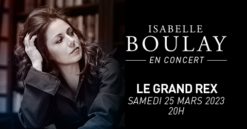Coullier Productions (@coullierprod) on Twitter photo Isabelle Boulay de retour à Paris !
Retrouvez-la le samedi 25 mars 2023 sur la scène de <a href="/LeGrandRex/">Le Grand Rex</a>.
Billetterie ouverte : bit.ly/IsabelleBoulay… Isabelle Boulay de retour à Paris !
Retrouvez-la le samedi 25 mars 2023 sur la scène de <a href="/LeGrandRex/">Le Grand Rex</a>.
Billetterie ouverte : bit.ly/IsabelleBoulay…