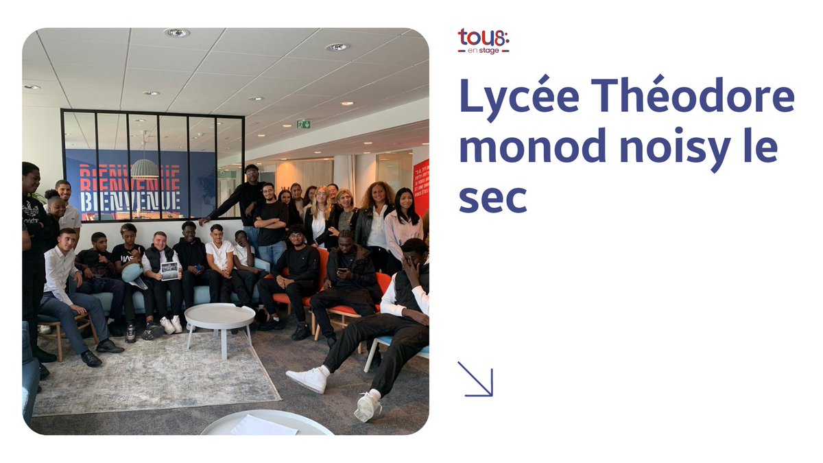 La #fondationtf1 et #tousenstage ont eu l’honneur d'accueillir le lycée Théodore Monod de Noisy-le-Sec, lors d’une journée découverte au sein des locaux 
@tf1avec un atelier « conception Cv et lettre de motivation »  proposé aux lycéens.

#suscitonsdesvocations #TES #FondationTF1