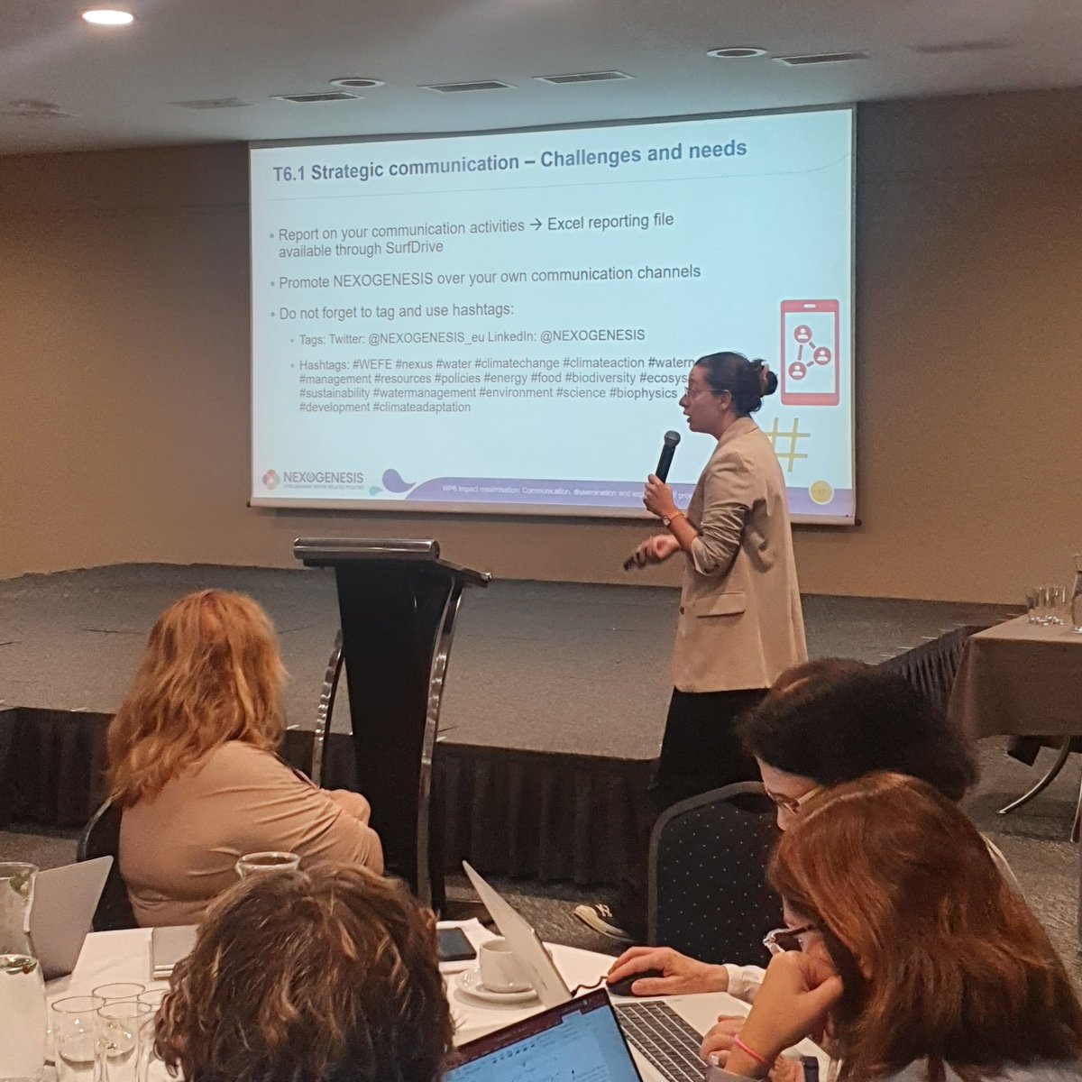 NEXOGENESIS_eu's tweet photo. Good morning ☕️The 2nd Day of #NXGMeeting22 is already 🔛 Today, we will discuss:

📢Impact maximisation
🛗Project management
📊Socio-economic modelling

🔜This afternoon we will start with the parallel breakout sessions. For more, stay tuned with us! https://t.co/ICLJvJNQ0v