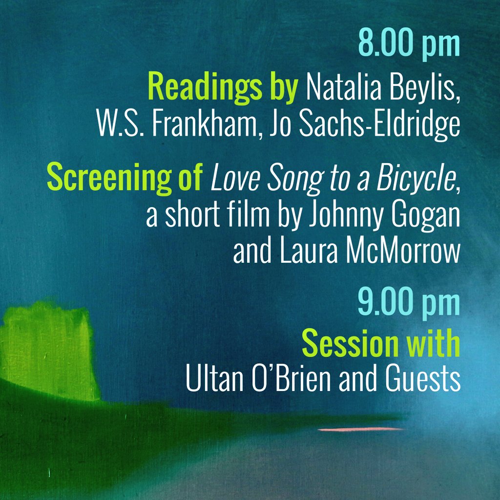 Wed night in Duignans, Drumsna 

Holy Show (lit & arts mag) Launch  Party @holyshow_ie

film screening w/ @lauramcmorrow_
readings w/ @QuietEmergence
trad sess w/ Ultan O'Brien

#leitrim @LeitrimArts @LeitrimLive