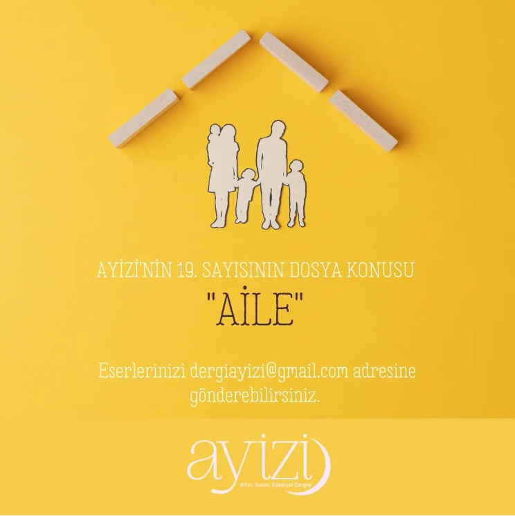 Ayizidergisi's tweet photo. Ayizi'nin 19. sayısında senin de eserin yayınlansın! ✨Dosya konumuz "AİLE".💜

@anadoluekbvakfi 
@Anadoluayyayin 
@genclikaekb 

#yazarlıkokulu #yazarlıkatölyesi #yaratıcıyazarlıkatölyesi #yazarolmak #şairolmak #dergi #okuyorum #yazıyorum https://t.co/yEWovIGHZ1
