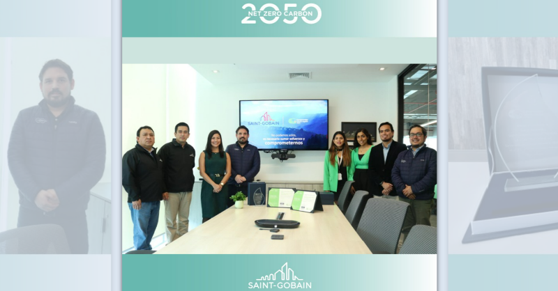 saintgobain's tweet photo. [#NetZero2050]
🏆 #SaintGobainPeru has been awarded with the TRIPLE C, a Carbon Negative Commitment certification, by #Celepsa.
♻️This recognition is due to the 100% renewable electricity supply produced from water source on the operation in #Huachipa.