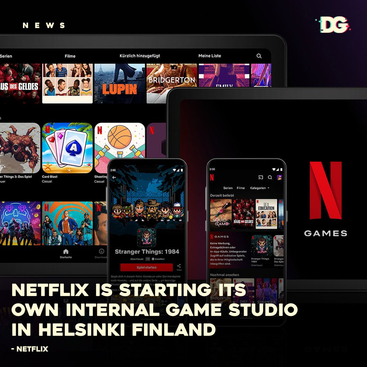 DailyGamerTweet's tweet image. New announcement from Netflix is good for the gamers!

Check out the full story on our website daily-gamer.net/news

#dailygamer #dailygamernews #gaming #gamingnews #gaminguae #gamingdubai #Netflix #netflixgames #NetflixGaming #mobilegames