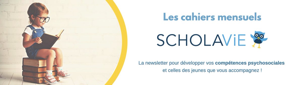 ScholaVie's tweet photo. Êtes-vous abonnés aux cahiers mensuels @ScholaVie ? 🤗

Cette newsletter vous accompagnera dans le développement de vos #compétencespsychosociales tout au long de l'année scolaire. 

Inscrivez-vous gratuitement par ici : https://t.co/sZoT725C2L https://t.co/RuWMhN7seC