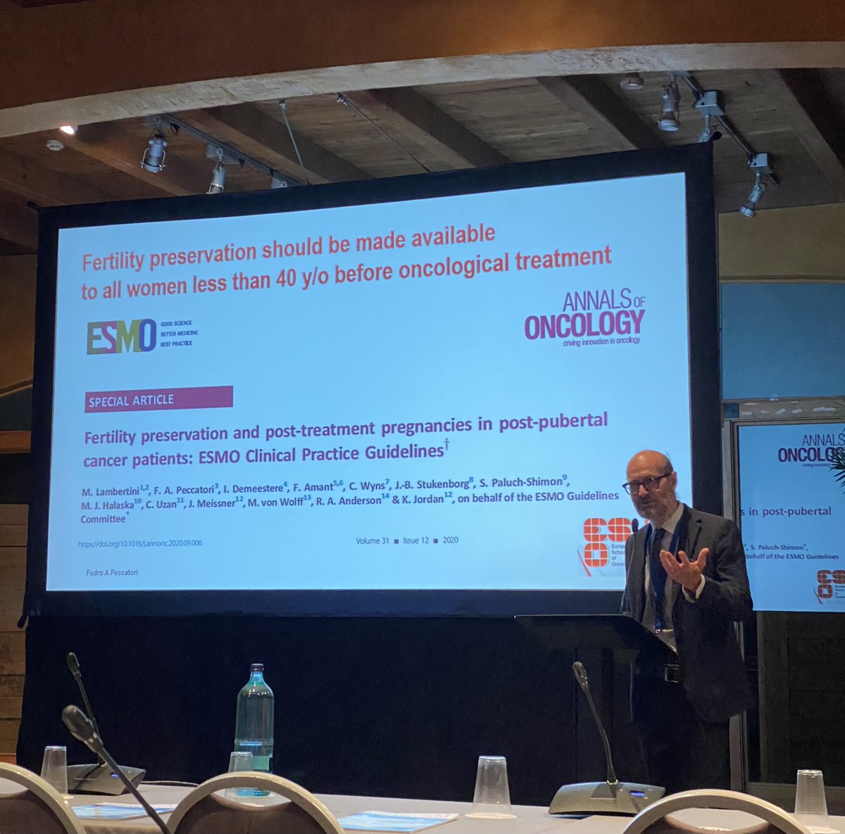 Davide Soldato (@dsoldatomd) on Twitter photo 🔥 Amazing presentation by <a href="/fedrophd/">Fedro Peccatori MD, PhD</a> debunking misconceptions and educating young oncologists and nurses on fertility issues in BC at the 20th ESO Masterclass in Clinical Oncology. #ESOexperience #bcsm <a href="/ESOncology/">ESOncology</a> <a href="/Lucarecco/">Luca Arecco, MD</a> <a href="/boutrosand/">Andrea Boutros</a> <a href="/Ritalepp/">Rita Leporati</a> <a href="/ChiaraPircher/">Chiara Pircher</a> <a href="/OncoAlert/">OncoAlert</a> 🔥 Amazing presentation by <a href="/fedrophd/">Fedro Peccatori MD, PhD</a> debunking misconceptions and educating young oncologists and nurses on fertility issues in BC at the 20th ESO Masterclass in Clinical Oncology. #ESOexperience #bcsm <a href="/ESOncology/">ESOncology</a> <a href="/Lucarecco/">Luca Arecco, MD</a> <a href="/boutrosand/">Andrea Boutros</a> <a href="/Ritalepp/">Rita Leporati</a> <a href="/ChiaraPircher/">Chiara Pircher</a> <a href="/OncoAlert/">OncoAlert</a>