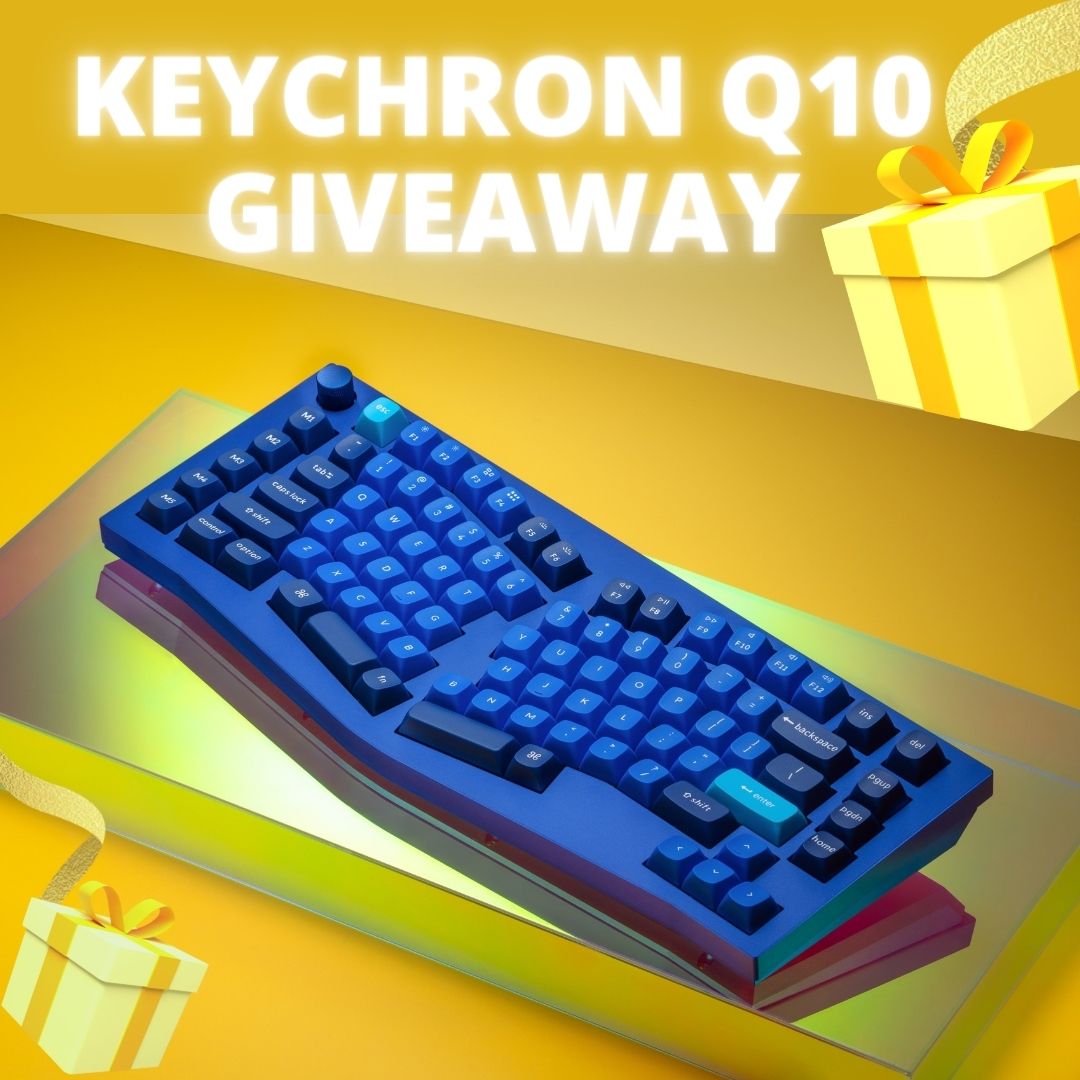 KeychronMK's tweet image. To celebrate the release of the Keychron Q10, we are giving away two Q10 to two lucky winners🎉. Winners will be announced on October 10th. 

Enter👇🏻
gleam.io/s2Mdu/keychron…

Or order the Q10👉🏻bit.ly/3fflQjw

#keychron #setup #customkeyboard #keychronq10 #Giveaway