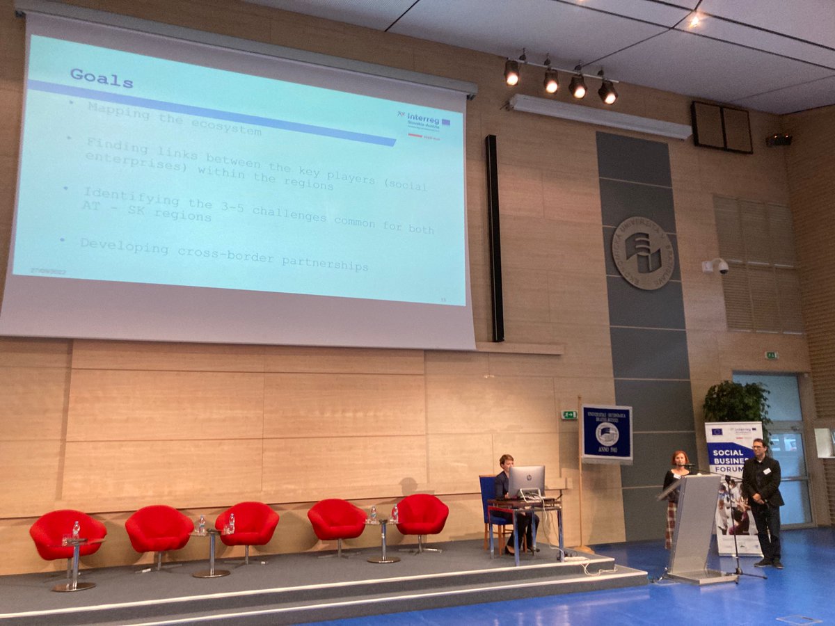 Pam_Bart_'s tweet photo. Our areas of #socialeconomy presented at @SEEDHub_  Social Business Forum Vol 3 presented by @ZSInnovation &amp; Sociálni Inovátori drustuva,  @FHBurgenland  @KomunikaciaEuba Auditorium https://t.co/OOFD67PHSM