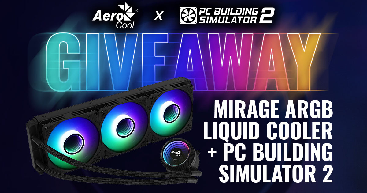PCBuildingSim's tweet photo. Today we’re welcoming another new partner - @AerocoolGlobal and sister brand @endgamegear!

To start, we’re giving away a selection of Aerocool’s latest Mirage AIOs and 10 copies of PC Building Simulator. Join in here: https://t.co/pzAIfIsj7a https://t.co/Bbj1Kg8ZJK