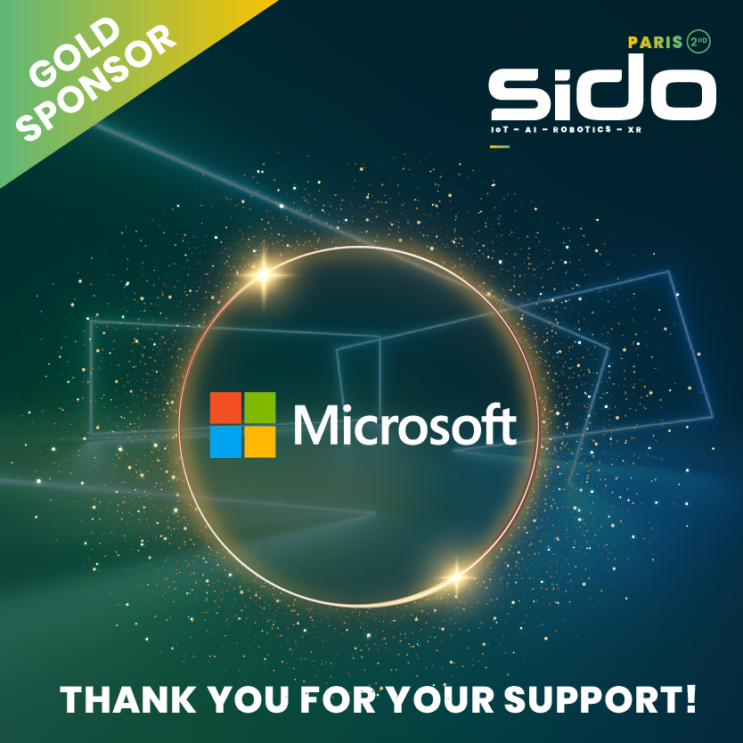 Sido_Paris's tweet photo. 📣 @microsoftfrance est Sponsor Gold 🌟 du #SIDO2022 à Paris ! 🚀🤖
Merci de votre confiance ! 🙏
➡ Venez découvrir leurs solutions ! 🤩
📅 8-9 Novembre 2022
📍Palais des Congrès #Paris
🎟️https://t.co/0fxURGfDIs
#Microsoft #Cloud #Azure #IA #mixedreality #hololens2 #VivaMS https://t.co/aNu7qCBTzR