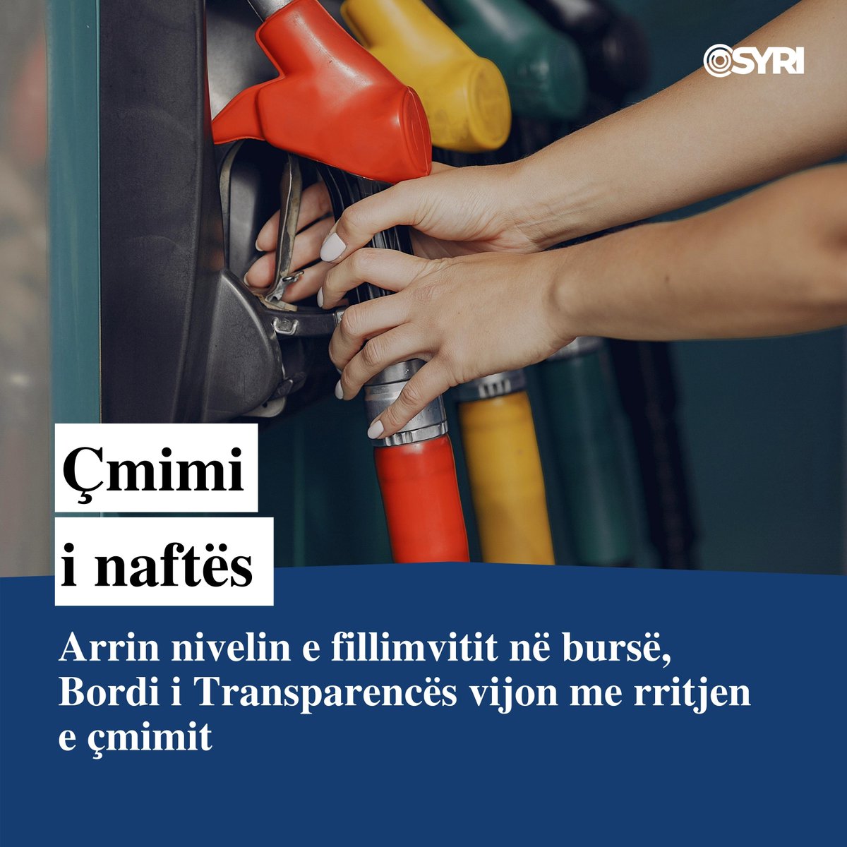 SyriTelevizion's tweet photo. Prej dy ditësh çmimi i naftës në bursë ka pësuar rënie, duke arritur në nivelet e fillimvitit. Një fuçi naftë shitet me pak se 85 dollarë. Pavarësisht kësaj rënie, çmimi në vendin tonë vazhdon të jetë i lartë. https://t.co/Y6PqvrBHAk