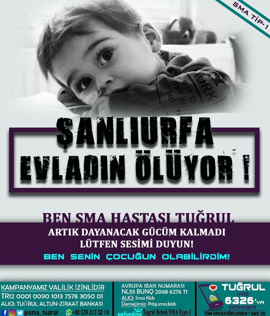 sma_tugrul's tweet photo. #tuğrulyaşasın
Tuğrul bebeğin ilacına hızlı bir şekilde kavuşması için lütfen 1 sms katkıda bulunabilirmisiniz 🙏

#mecidiyeköy #FilmBittiAKP #AHaber #mügeanlı 
Zozan Tolan Dilşah Ercan İçişleri Bakanı Süleyman Soylu
#altın Şerefsiz İstifa #tecepolisevi #SedatPeker #IranProtest https://t.co/e3RX93H3el