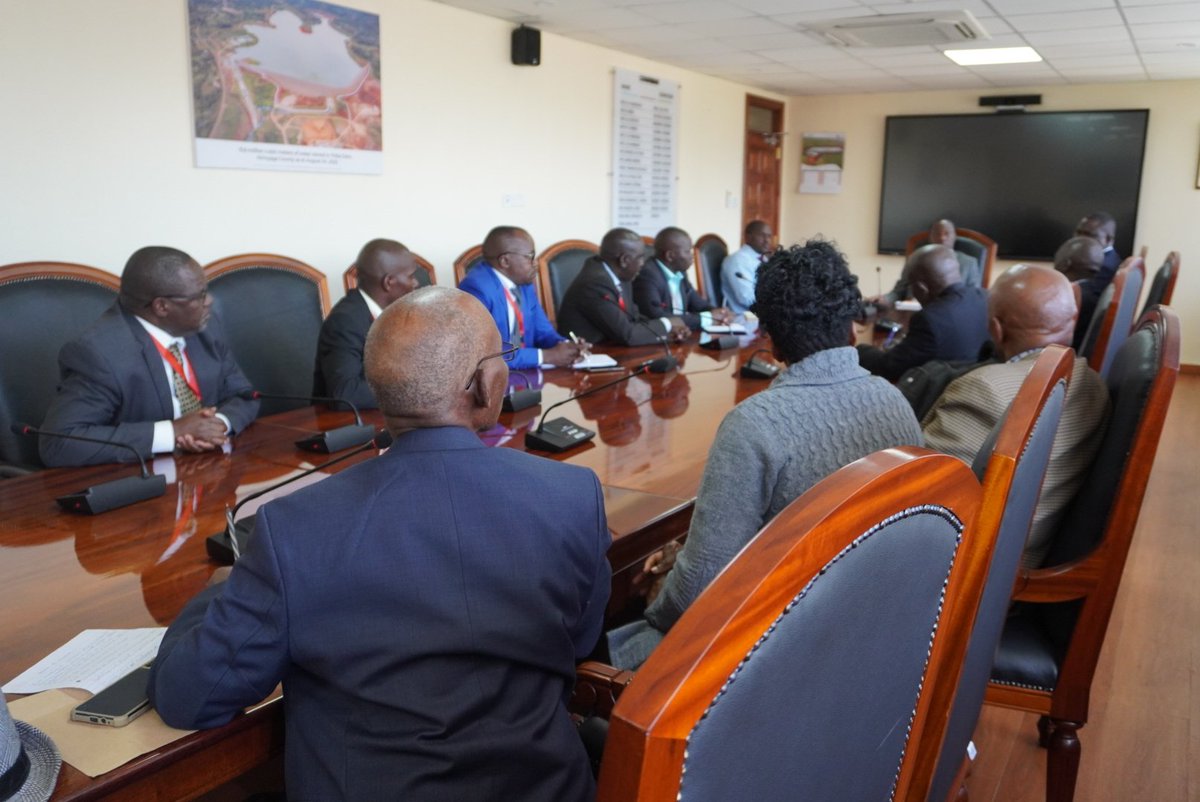gk_ruku's tweet photo. Today morning my cross-sectional delegation from Mbeere North and I held extensive consultations with the CEO of @Irrigation_Auth Mr. Gitonga Mugambi and NIA Head of Planning Eng. Kabuti to deliberate on implementing multiple irrigation projects across the Constituency. https://t.co/q3O1xDRUcC
