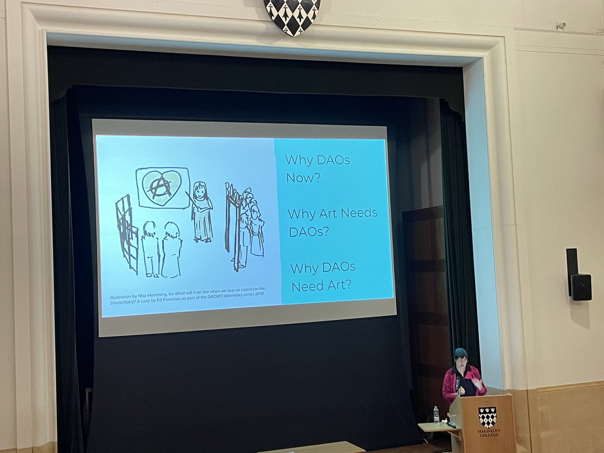 TorqueEditions's tweet image. Ruth Catlow of @furtherfield telling us how it is, could be and more!.. now @OxBAT_conf @UniofOxford on today &amp;amp; tmrw. Tickets still available online / in person 
Also Ruth &amp;amp; @samwskinner of @TorqueEditions on ‘curating blockchain art’ panel at 4:30 today 
oxbat.web.ox.ac.uk