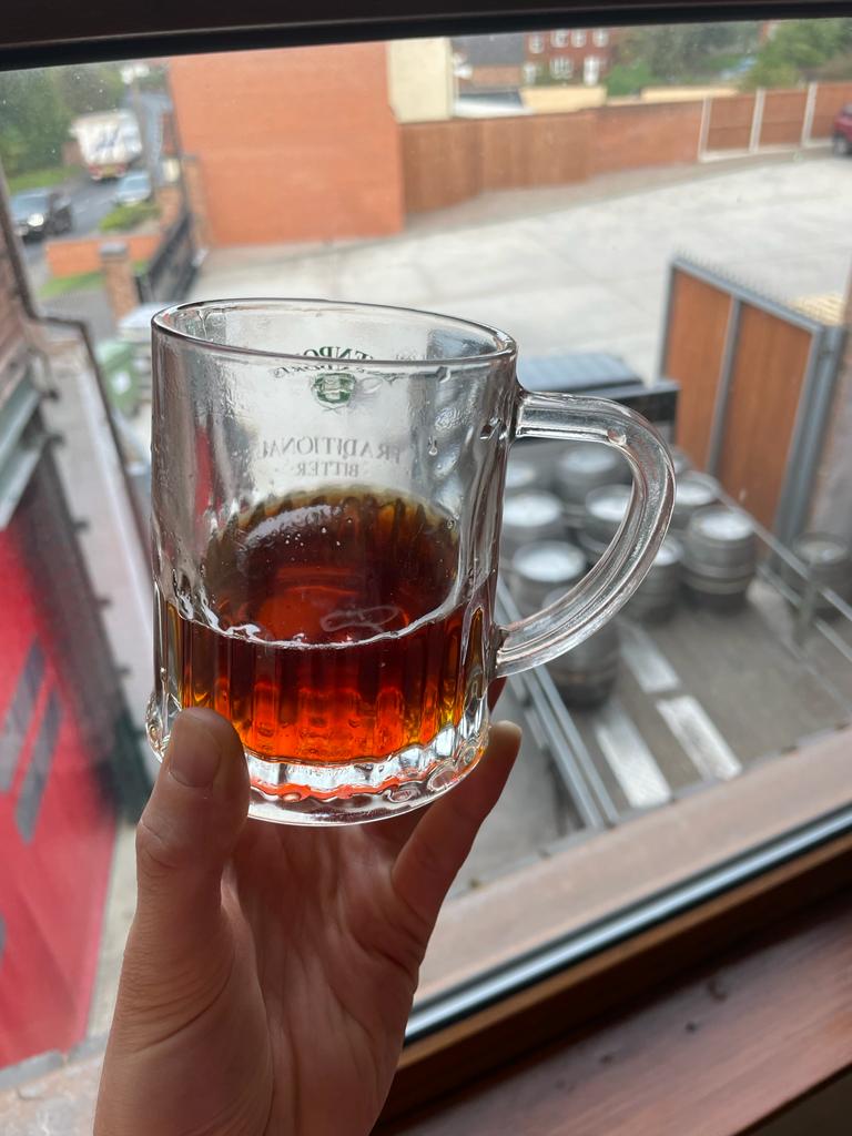 So here's the news, Anniversary Strong Ale, on sale in all our 12 pubs from Friday. £2.40 a Half, served in Halves only, there's not much, we don't expect it to last long, Enjoy! 🍻#aletrail