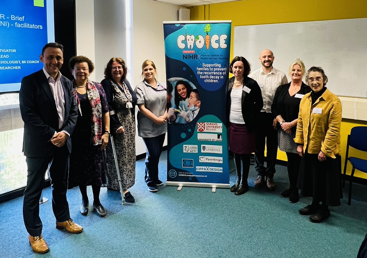 CHOICE Trial (NIHR131817) @NIHRresearch training. Working together to reduce #inequality in child dental health! @LeedsPaedDent @leedsdentistry @DrPeterDay @suehpavitt @AlbadriSondos @adair_pauline @DrMarcEdwards