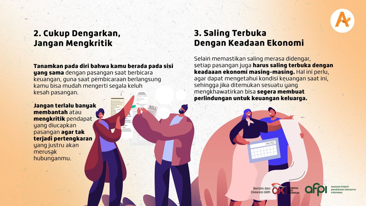 Asetku_id's tweet photo. Masalah keuangan harus dibicarakan sejak awal terlebih ketika menjalin hubungan yang serius dengan pasangan.

Untuk itu yuk simak cara efektif bicara keuangan dengan pasangan berikut ini!
🚀Like, Comment &amp; Share konten +positif ini ya! 

#AsetKu 
#TipsKeuanganKeluarga
#P2PL https://t.co/MkzFrN1SFB