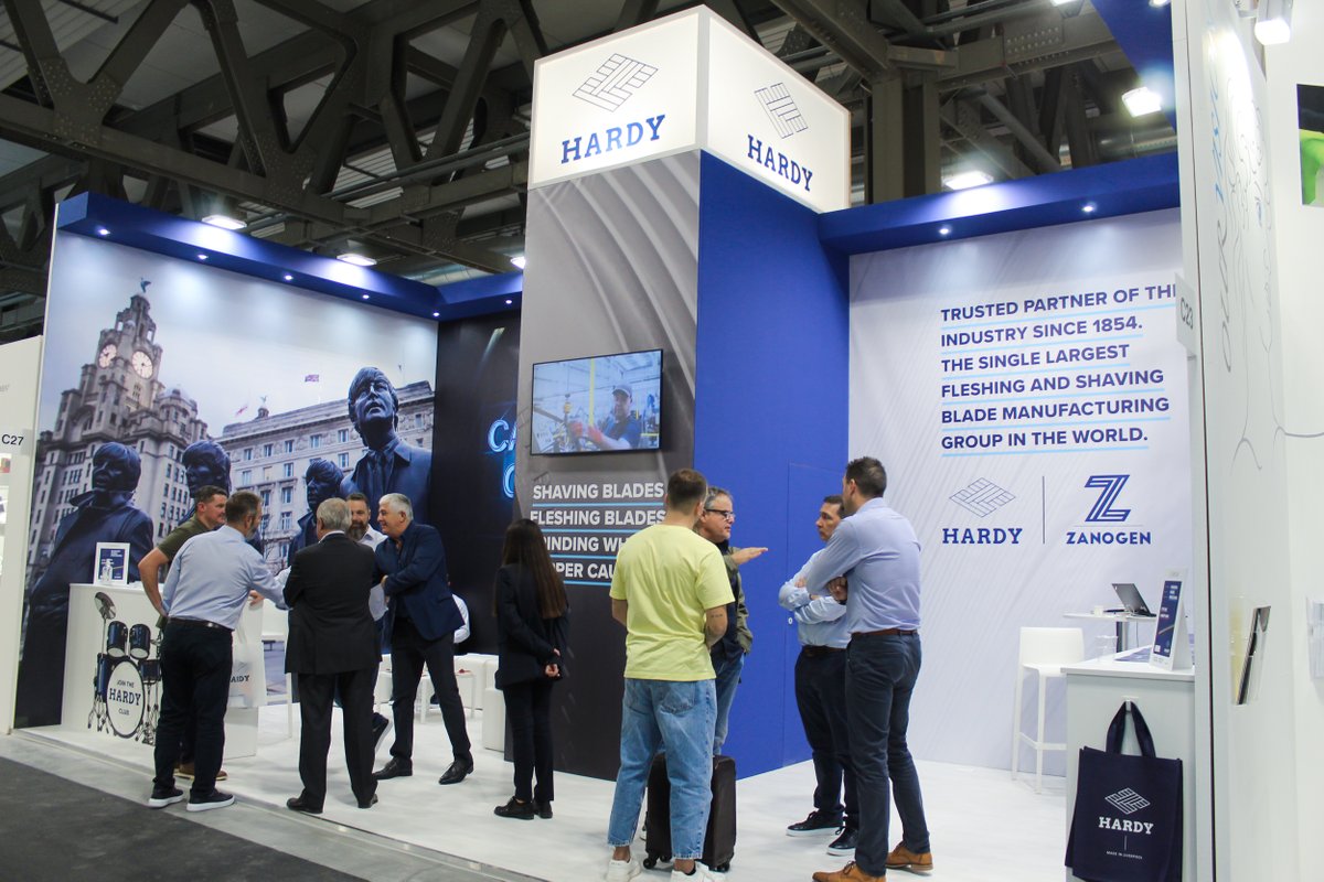 HardyLtdUK's tweet photo. Hardy exhibited 3 full days at Simac Tanning Tech 2022. It's good to see the industry getting back on its feet after Covid!
#leatherindustry #milano #simactanningtech #madeinbritain https://t.co/qvDxqfuBkf