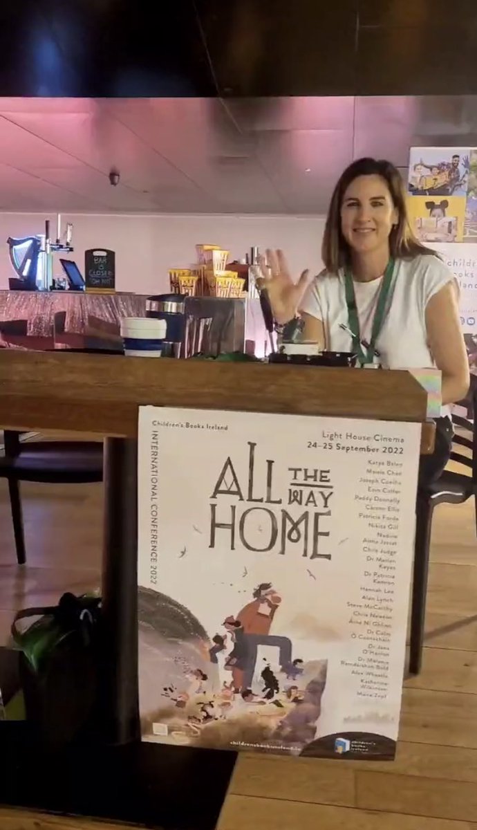 emmalarkinbooks's tweet photo. Reminiscing today about the brilliant weekend that was my first @KidsBooksIrel International Conference. Have a scroll through #CBIConf22 if you love children’s books and would like to see some amazing work. It will put a smile on your face on this rainy Tuesday ☔️📖 https://t.co/ghVlfmj9zo