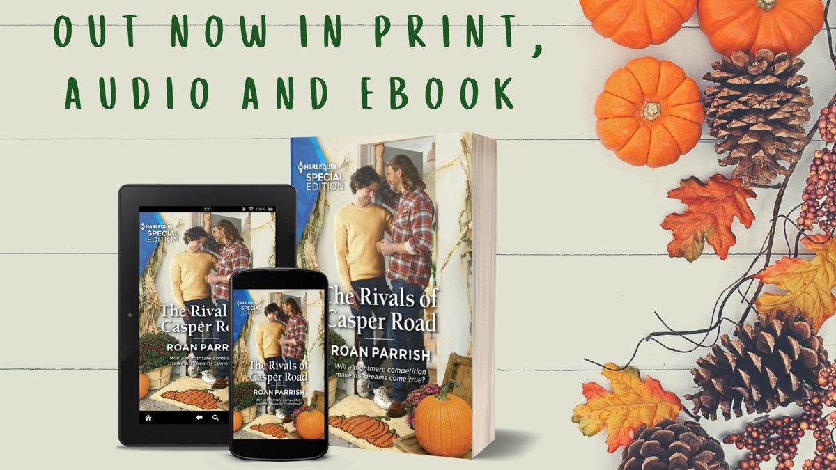 THE RIVALS OF CASPER ROAD is out now in audio, print and ebook, let the prank wars begin...

bit.ly/3wkzjMu

#harlequinspecialedition #harlequinromance #queerromance
