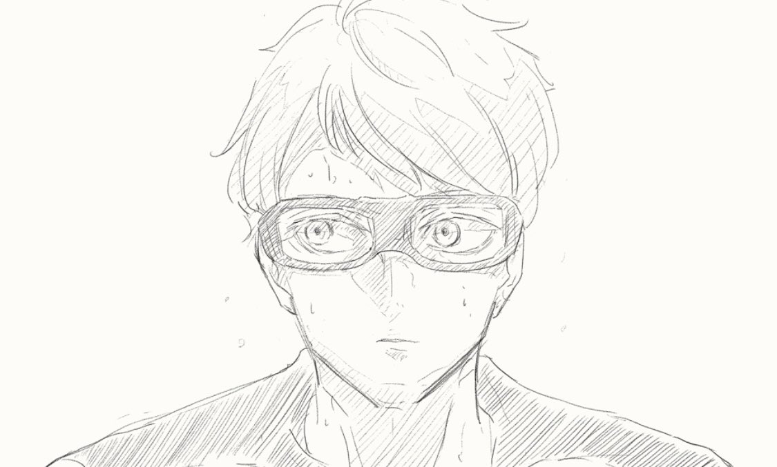 月島くんのブロックといえば、目の前の情報を冷静に処理していく感じが、この目の動きって感じですよね。
あと『手は前っつたでしょ?ノブカツくん』です。 