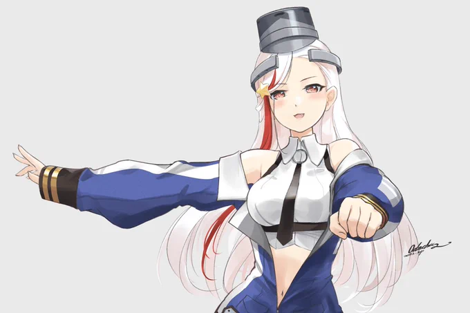 #艦これ版真剣お絵描き60分一本勝負 #艦これ版真剣お絵描き60分一本勝負_20220927描けば出る説を試している 