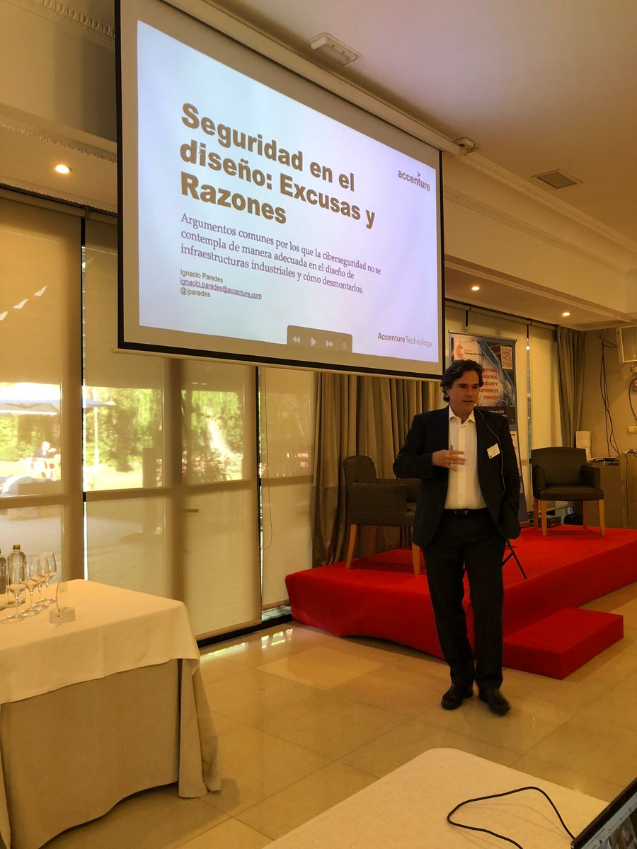 info_CCI's tweet image. Ignacio Paredes de @AccentureSpain   - @Accenture  hoy en #CCIconeurope22 comparte argumentos comunes por los que la ciberseguridad no se contempla de manera adecuada en el diseño de infraestructuras industriales y cómo mejorar esto a múltiples niveles. 

cci-es.org/activities/cci…