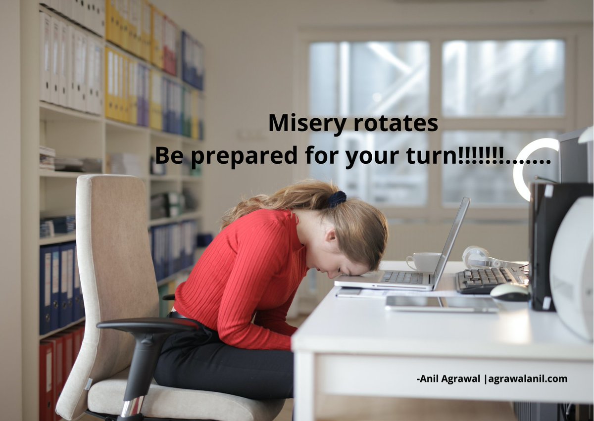 anil_agrawal0's tweet photo. #Misery #rotates
Be #prepared for your #turn!!!!!!!....... https://t.co/lKa1oFzgFa