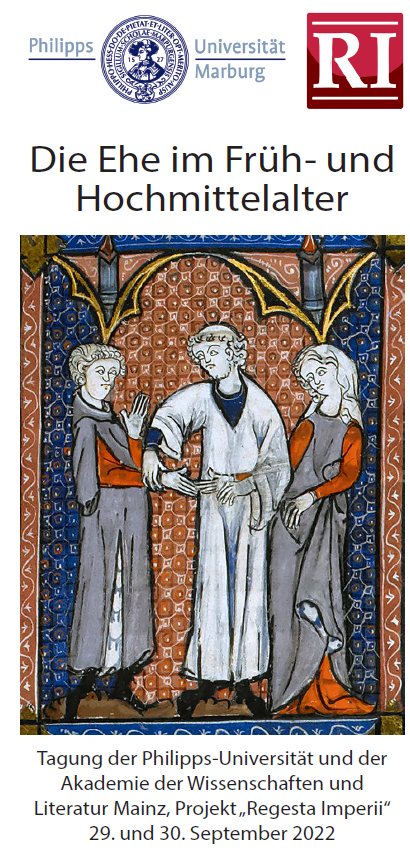 Am Donnerstag beginnt unsere Tagung zur "Ehe". Wer digital oder in Präsenz dabei sein möchte, kann sich gerne noch bei berkes@staff.uni-marburg.de anmelden. Das Programm gibt's hier uni-marburg.de/de/fb06/mag/ak… #medievaltwitter