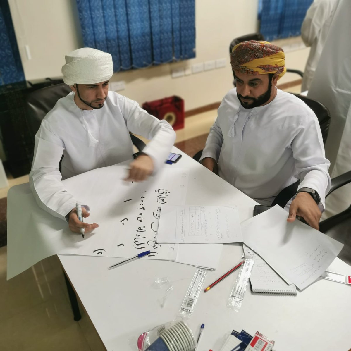 EduGovNBT's tweet photo. اختتام البرنامج التدريبي "المفردات الامتحانية للصف العاشر في سلاسل الرياضيات" والذي استمر لمدة ثلاثة أيام متواصلة في 6 مراكز على مستوى المحافظة بمشاركة 129 معلم و معلمة.
#فعاليات_تعليمية_شمال_الباطنة 
#مدارسنا_مستقبل_واعد https://t.co/ZSQZbGDpta