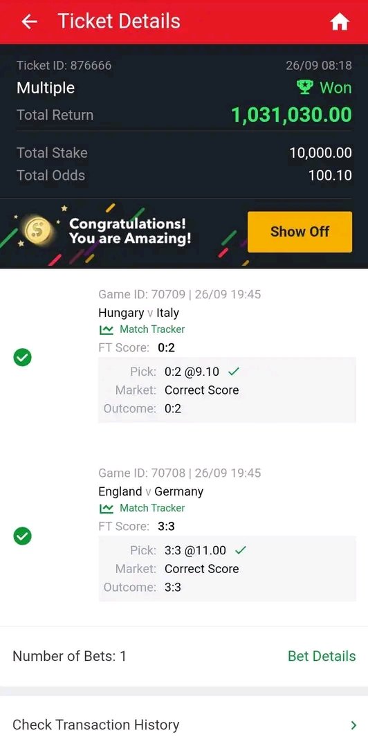 AnnyJacob6's tweet photo. Sir what you sale here in this your platform is real fixed match indeed, I can't stop testifying about your sure correct score game that made me who I am today, @williamsodds_1 you are the best in all https://t.co/Drb2R0EU6U
