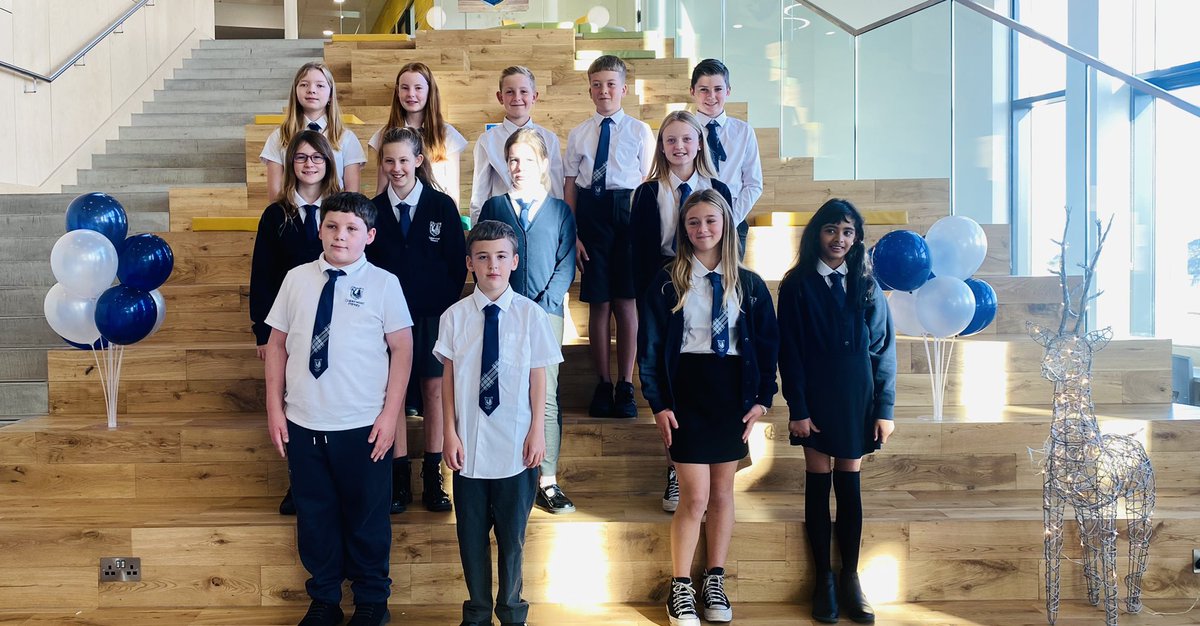 Calderwood_Pri's tweet photo. Our first ever Primary 7! Celebrating our first birthday with their new Primary 7 ties. 💙🤍 #CelebratingCalderwood #CalderwoodChapterTwo https://t.co/Kr0sx5IGMz