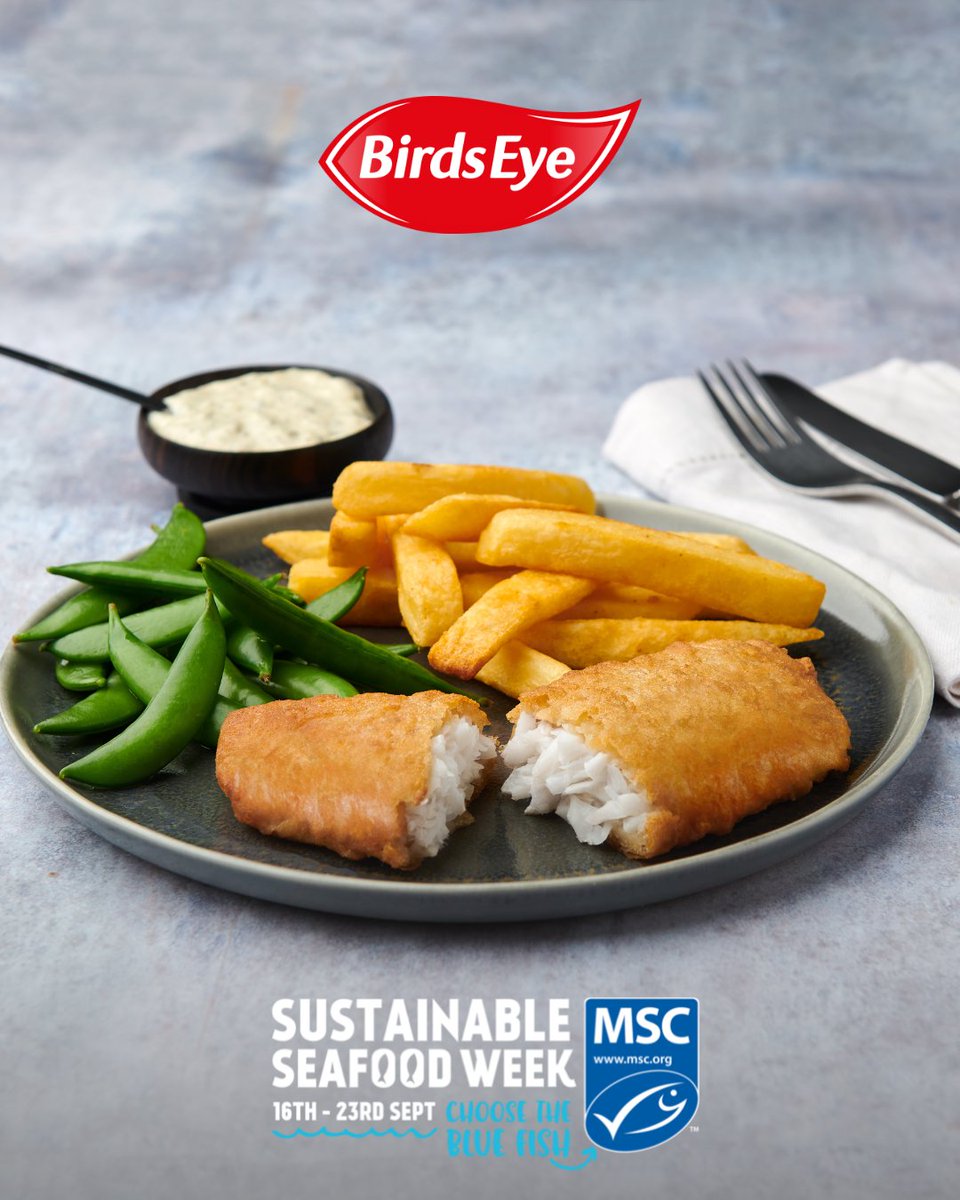 From sea to serve, we do our best to deliver you a sustainable catch. Plus, our fish is full of goodness for the whole family to enjoy from essential Omega-3 and protein, to important vitamins and minerals such as vitamin B12, vitamin D, selenium and iodine! ⚓️  #SSW2022