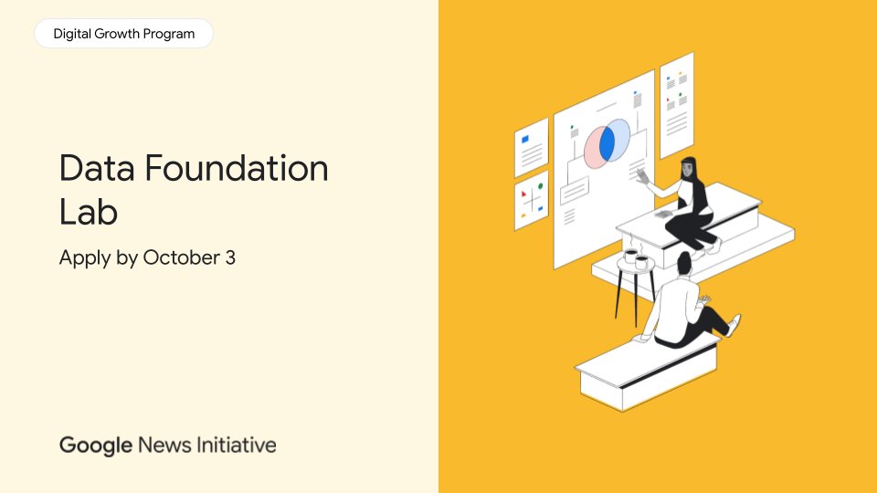 European news pubs: How can you use data to grow your audience and business? Apply to the Data Foundation Lab, our five-day program to answer this question with experts! 🧵(1/2)