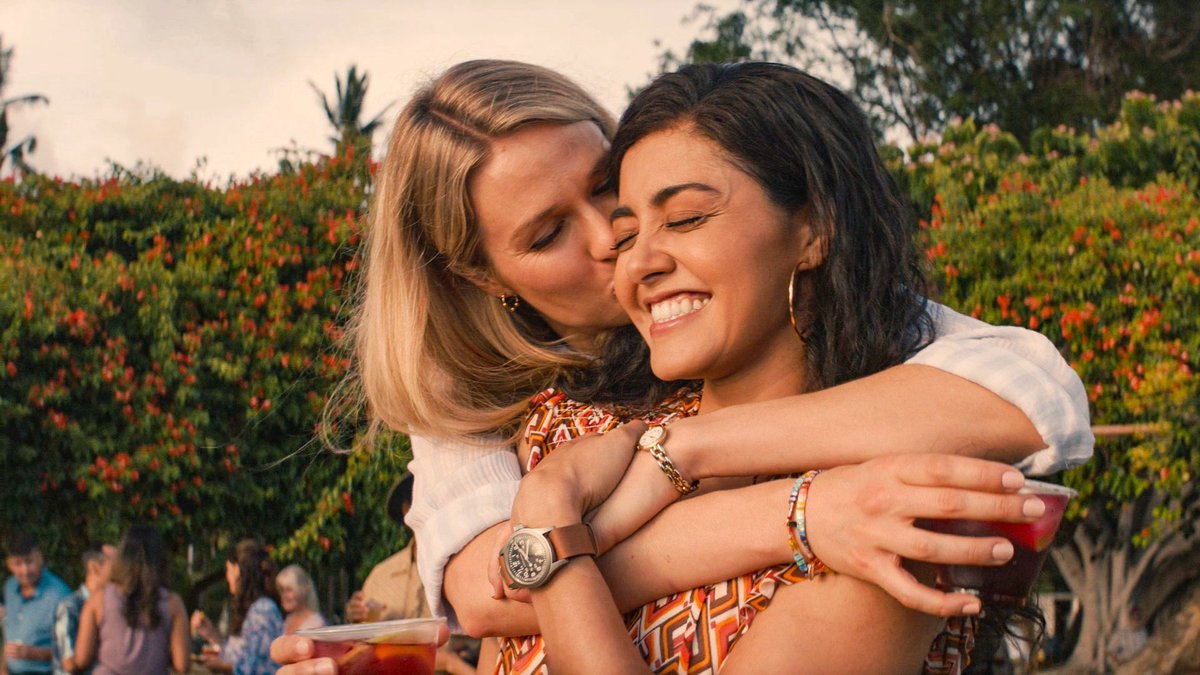 the back hug, kate whispering something in lucy's ear, the hand hold, the head snuggle, the cheek kiss, they are the definition of love