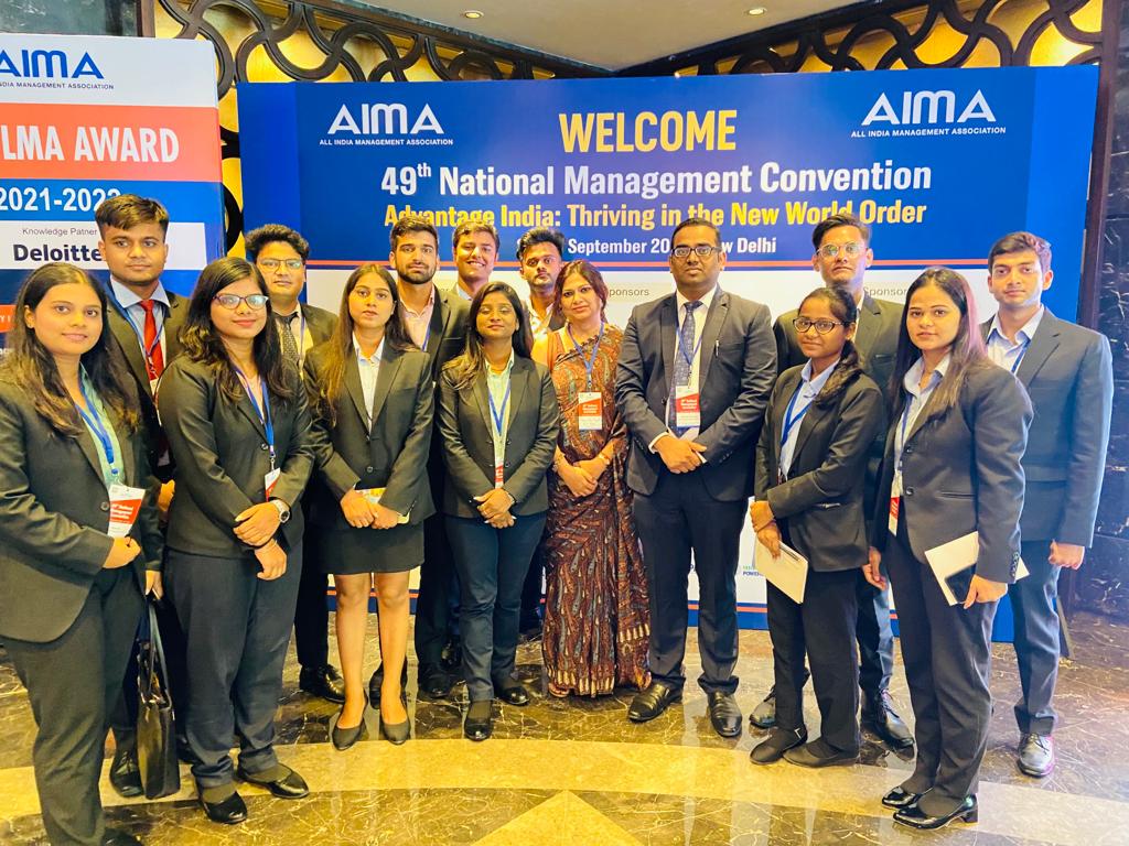 glbajajimr's tweet photo. Students of GLBIMR.PGDM Institute, participated in AIMA's 49th National Management Convention on 20&21/09/22 at Hotel Taj Palace, New Delhi. The Chief Guest of the event was Shri Jagdeep Dhankhar, Hon’ble Vice President of India.
#GLBajaj #DrSapnaRakesh #CIS #CorporateInterface https://t.co/aJBDEGeklK