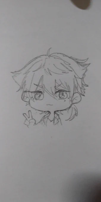 もくりで描いてた咎人です 