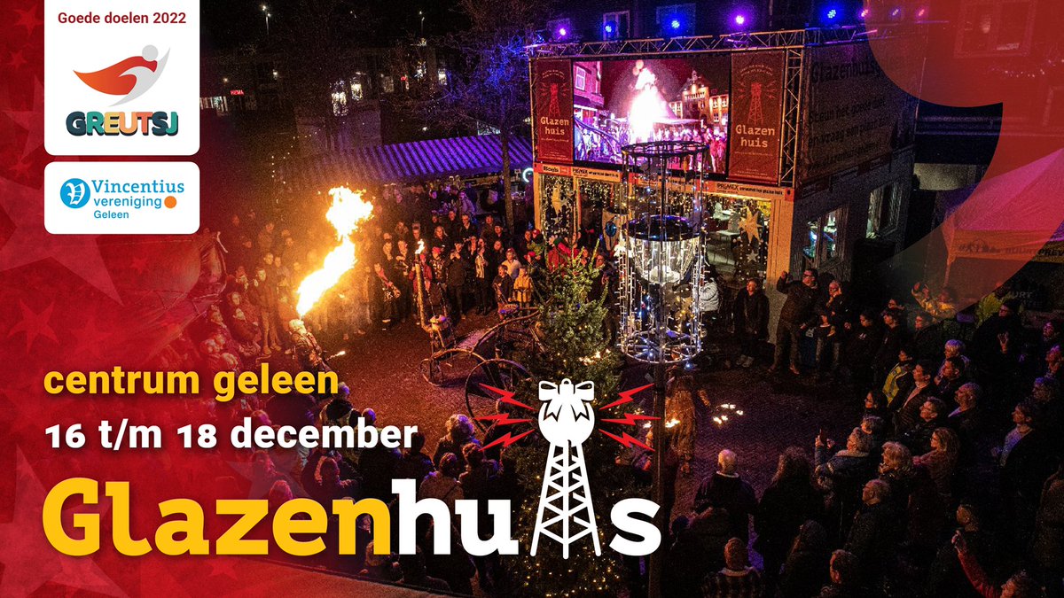 Bedenk nu een leuke actie en steun de goede doelen tijdens de LIVE uitzending van het #glazenhuisgeleen
