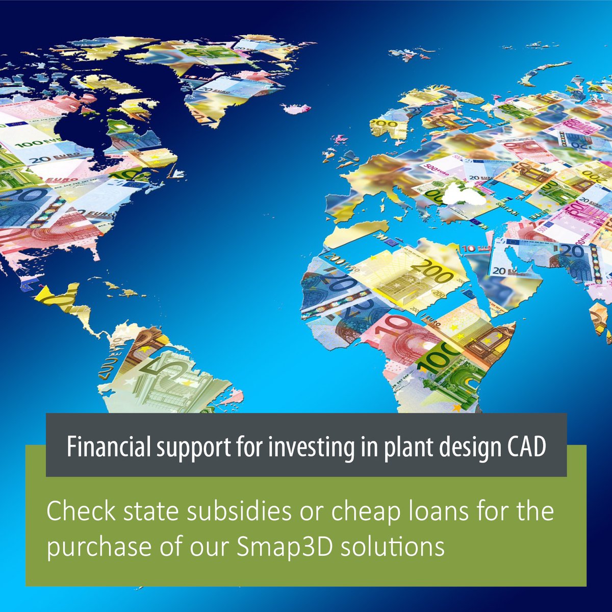 CAD_PlantDesign's tweet image. Did you know that your investment in Smap3D Plant Design might be subsidized? Don’t forget to inform yourself about funding opportunities for the investment in Smap3D Plant Design in your country.
#SME #Digitization #Piping