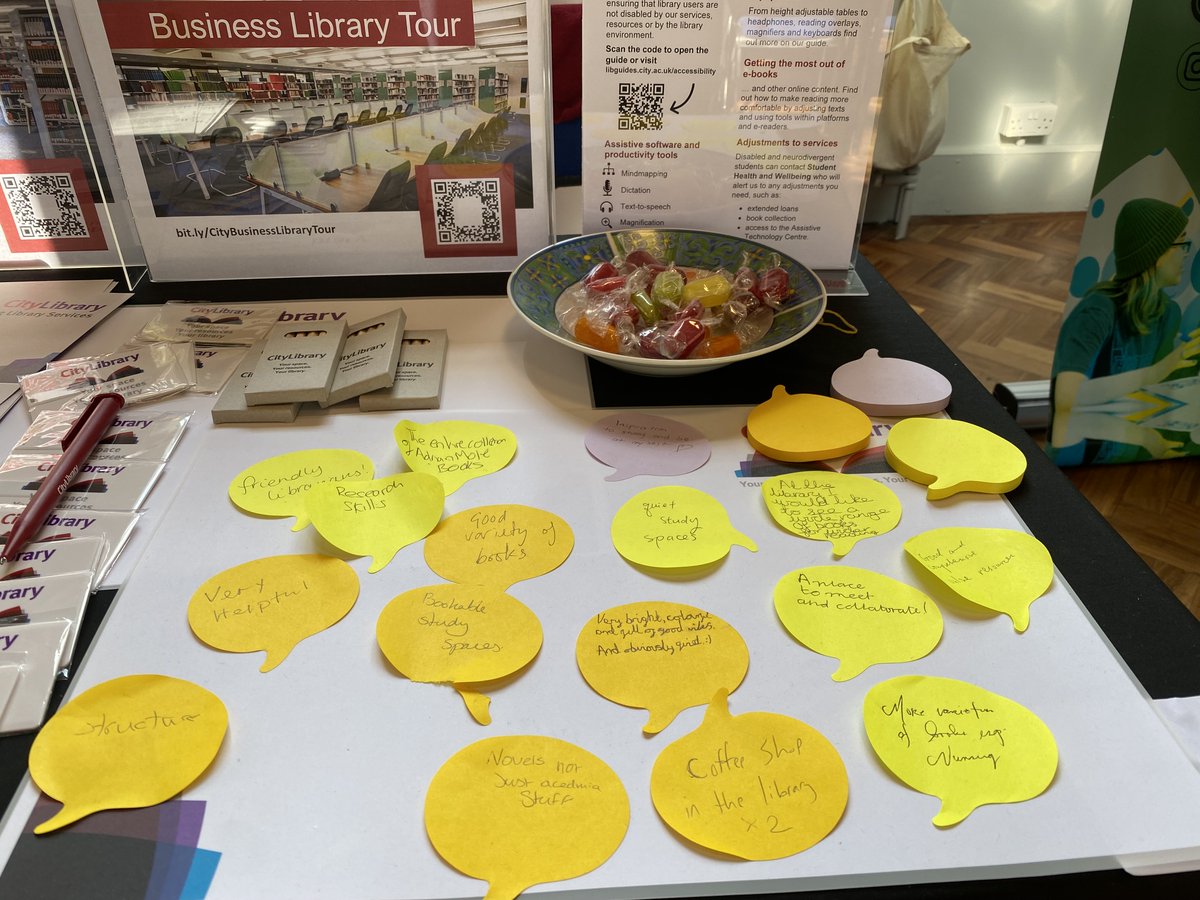 CityUniLibrary's tweet photo. Just a reminder that you have a chance to visit our stand at the ✨Big Hello✨ all day today (11am-5pm) at the Great Hall!

Learn about how the Library can support you, get a freebie and have your say about what we should deliver! 🔑 #KeyToCity

More info: https://t.co/6NevZQh2pB https://t.co/1tBxWHRpP3