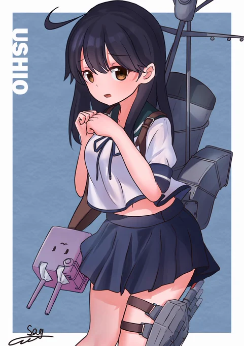 キャラ絵練習兼ねて入手した艦娘をその都度描かないと一切進めない縛りで艦これ始めました(謎) 
