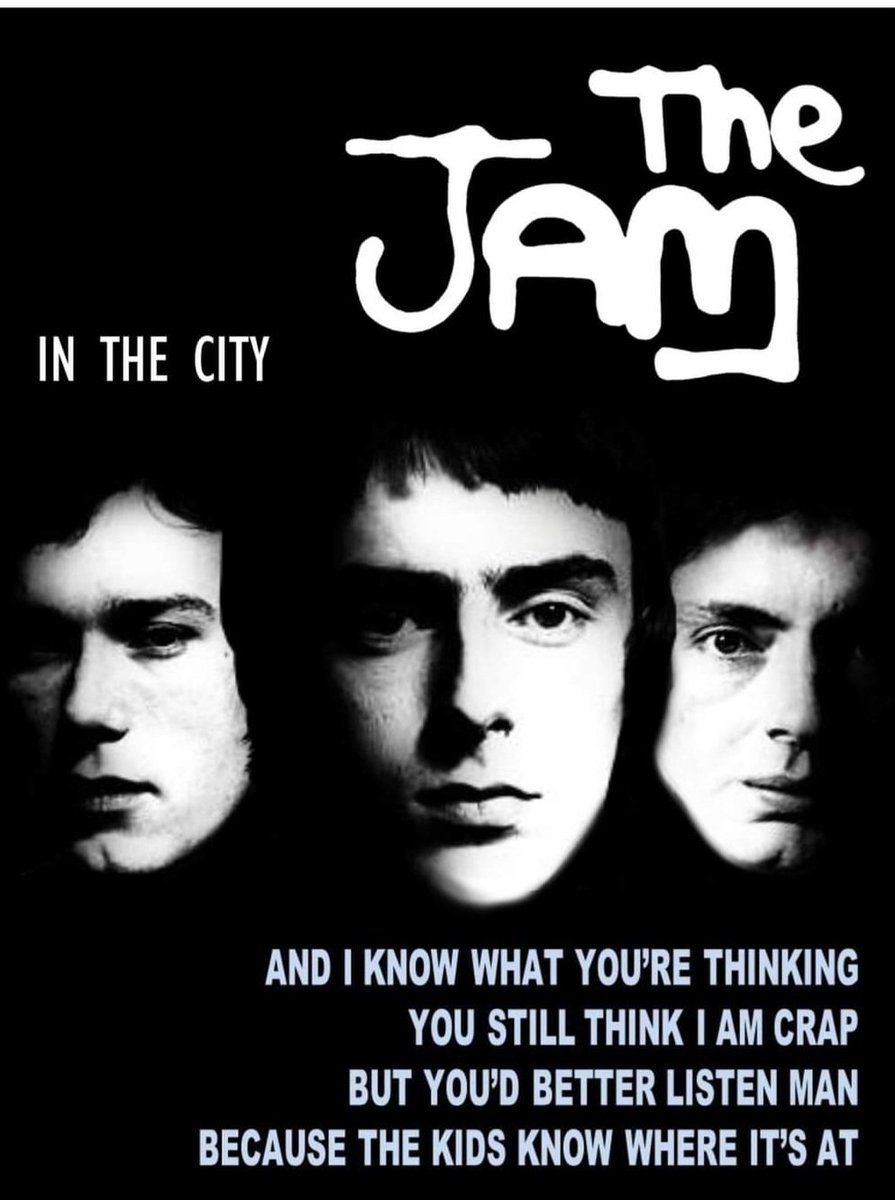 The life Long journey with The Jam started with this pearl of a tune #TheJam #Inthecity