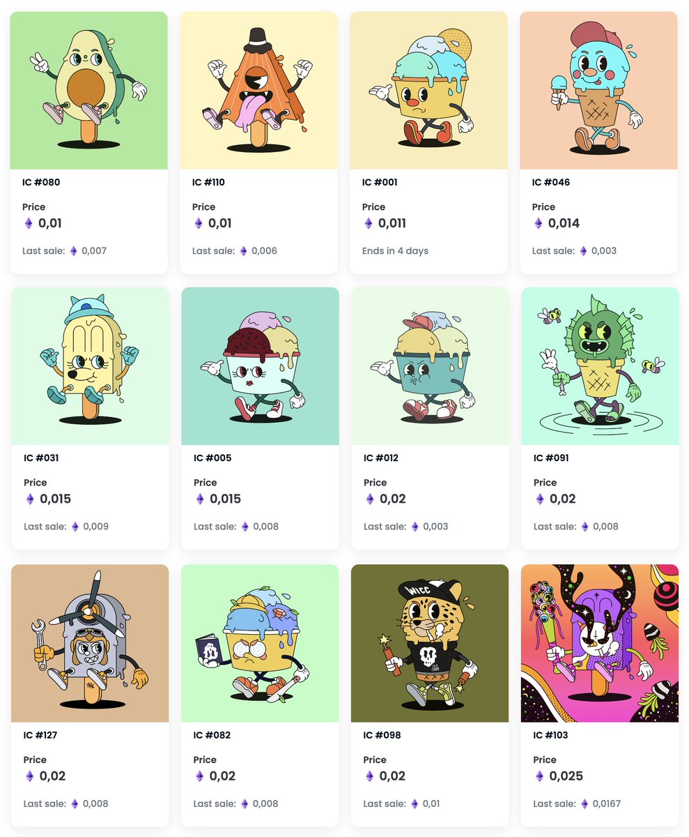 walkingicecr3am's tweet photo. 🍨❤️✨WE DIDN'T MELT IN SUMMER ✨❤️🍨

Who's going to snack Ice Creams all year round? 🍂🍨🍂

🍨 There are some nice pieces available on the secondary market! Take a look at them here: https://t.co/LIaks5mbuB

#NFTCommunity #NFT #ALPHAs https://t.co/Es1cGnLdrz