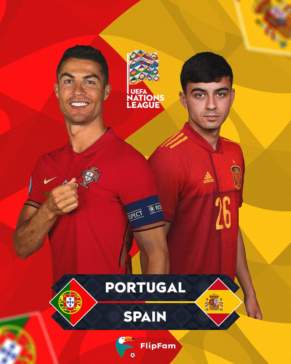FFSports55's tweet photo. Another tasty fixture for all football fans as @selecaoportugal take on @SEFutbol 🏆

#NationsLeague https://t.co/1Ybl9qIEKC